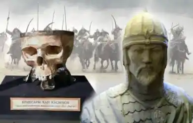 Муляж головы Кенесары хана