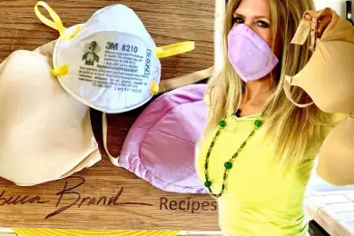 Шьют из бюстгалтера. Защитные маски от Covid-19 стали модным трендом года