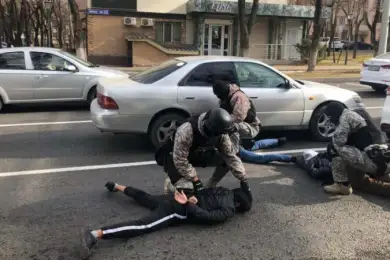 Спецназ провел спецоперацию в Алматы