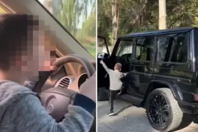 Алматинца наказали за передачу руля Gelandewagen шестилетнему сыну