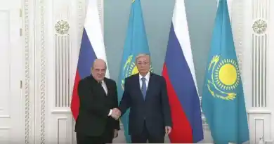 Касым-Жомарт Токаев и Михаил Мишустин