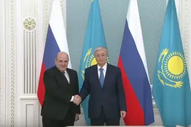 Касым-Жомарт Токаев провел встречу с Михаилом Мишустиным