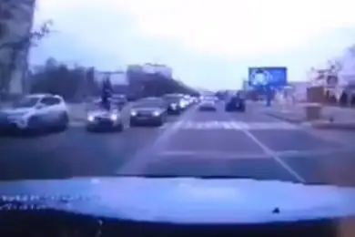 Страшную смерть пешехода запечатлел видеорегистратор в Актау