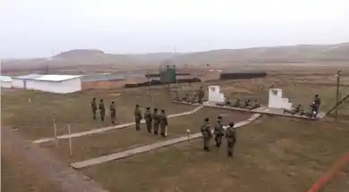 На полигоне Актас