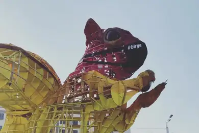 На культовую алматинскую Белку надели маску