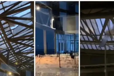 Спасатели объяснили обрушение кровли в Astana Arena