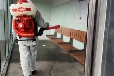 Автобусные остановки Нур-Султана подвергли дезинфекции