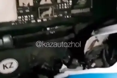 Пять автомашин врезались друг в друга на трассе Алматы – Хоргос, есть погибшие