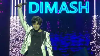 Димаш Кудайберген выступил в Нью-Йорке с космическим шоу