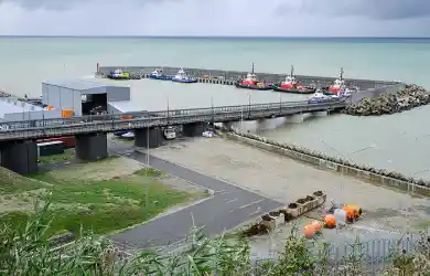 Вид на морской терминал КТК в Новороссийске. Фото: Юрий Березнюк/ТАСС