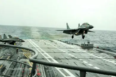 Индийский истребитель МиГ-29К утонул в море