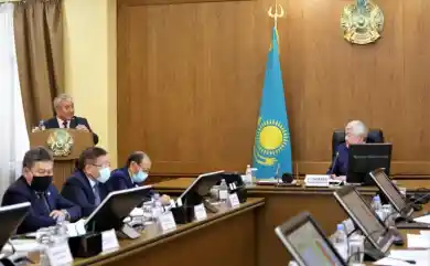 на заседании штаба