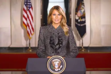 Мелания Трамп достойно попрощалась с американцами. Видео