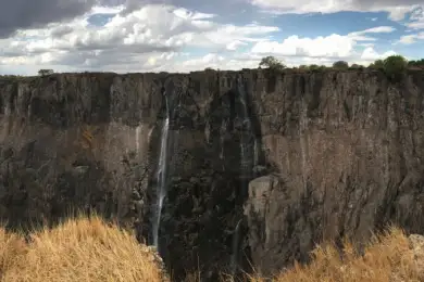 Водопад Виктория почти исчез с лица Земли