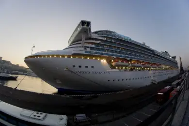 Покинувшая лайнер Diamond Princess после карантина оказалась зараженной коронавирусом