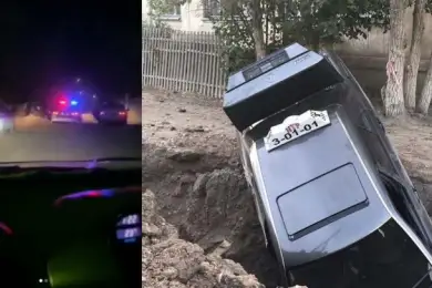 Ловушка-яма на улице Жезказгана или как таксиста гоняли полицейские