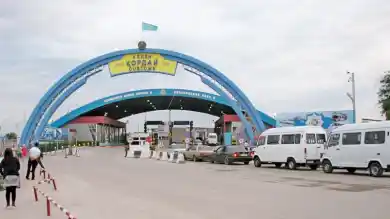 На автомобильном пункте пропуска «Кордай»