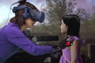 Мать встретилась с умершей дочкой в VR-очках — видео