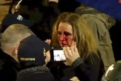 Вашингтон сотрясают стычки сторонников Трампа с полицией. Видео