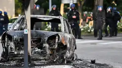 беспорядки в Дижоне, Франция