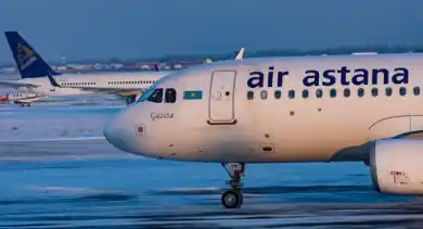 Самолет Air Astana, glas.ru