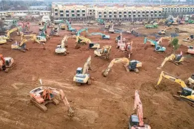 Вторую временную больницу экстренно построят в китайском Ухане