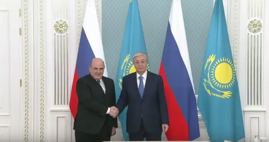 Касым-Жомарт Токаев и Михаил Мишустин