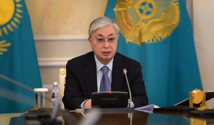 Токаев во время совещания