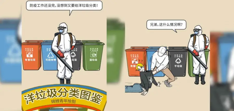 комикс «Классификация океанических отходов»