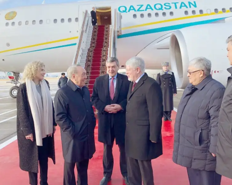 Прилет Назарбаева