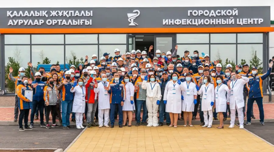 завершение строительства одного из госпиталей