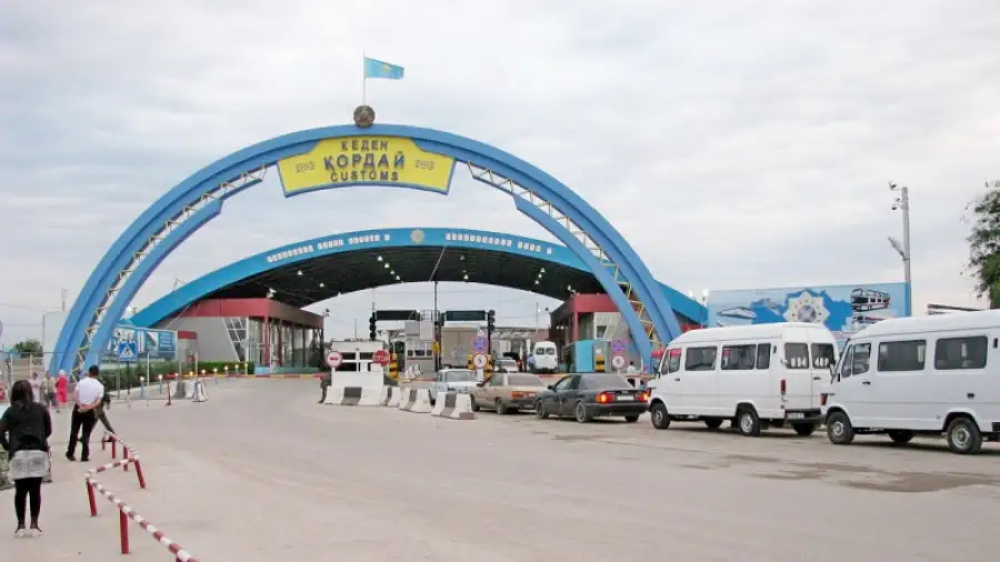 На автомобильном пункте пропуска «Кордай»