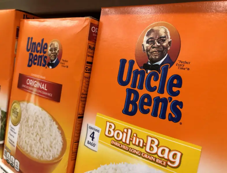 Uncle Ben's побелеет