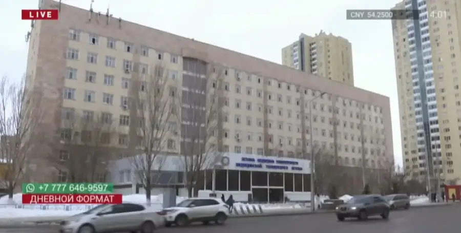 Студент медвуза Нур-Султана госпитализирован с подозрением на коронавирус